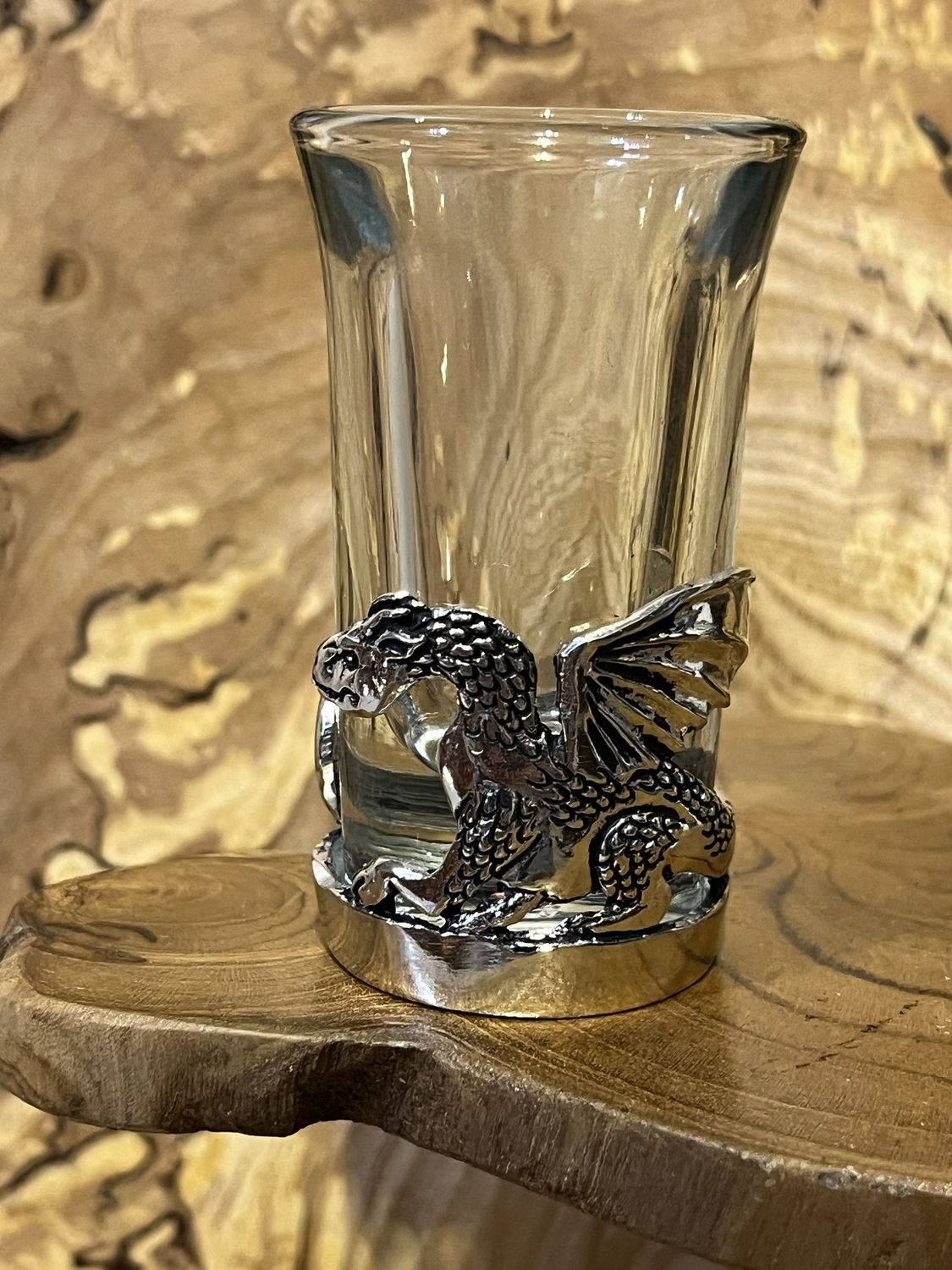 Dragon Pewter Shot Glass
