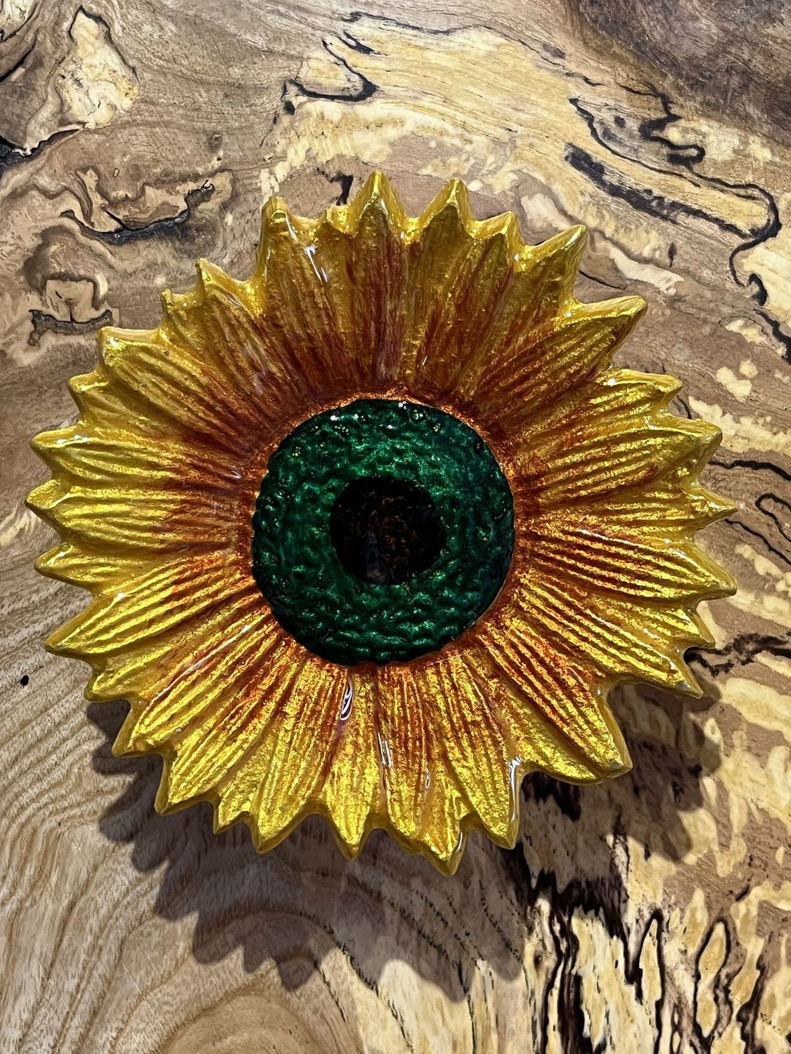 Yellow and Green Sunflower