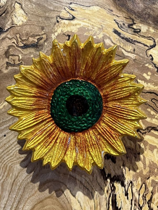 Yellow and Green Sunflower