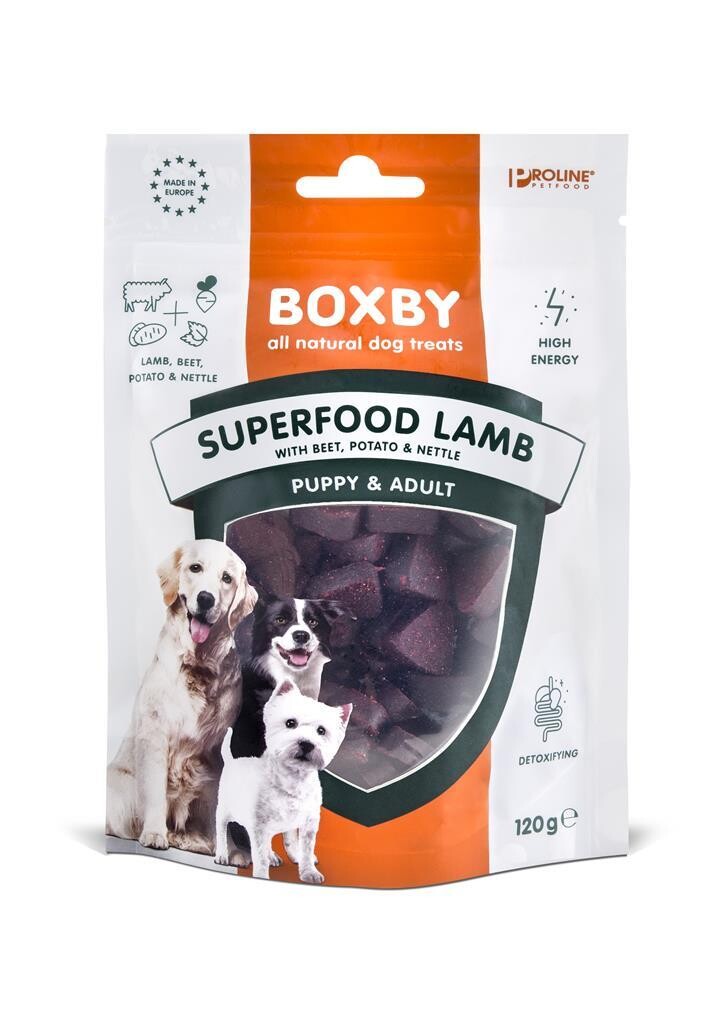 Boxby superfood godbidder m lam 120g