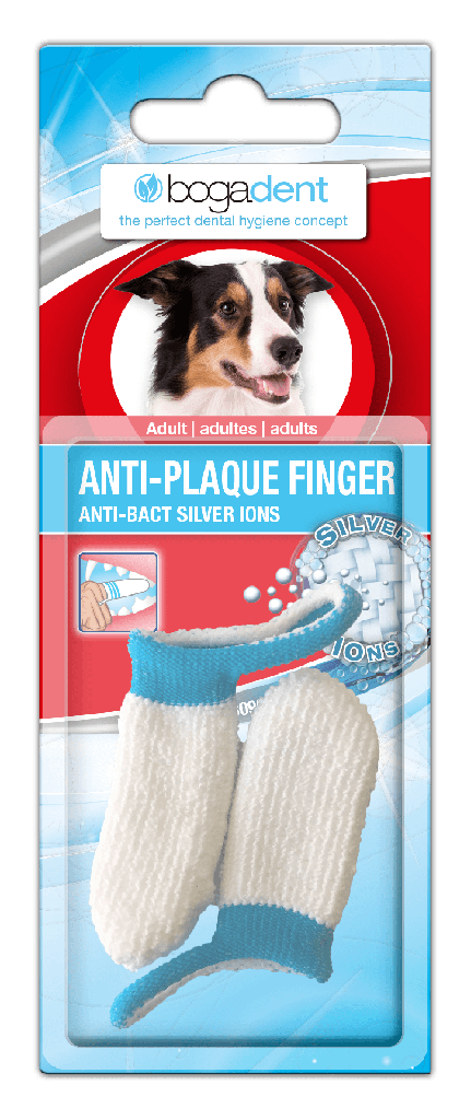 Bogadent anti-plaque finger hund