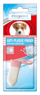 Bogadent anti-plaque finger hvalp
