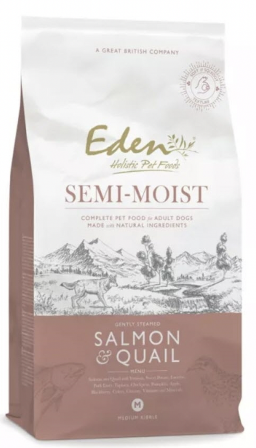 Eden wild salmon & quail - semi moist