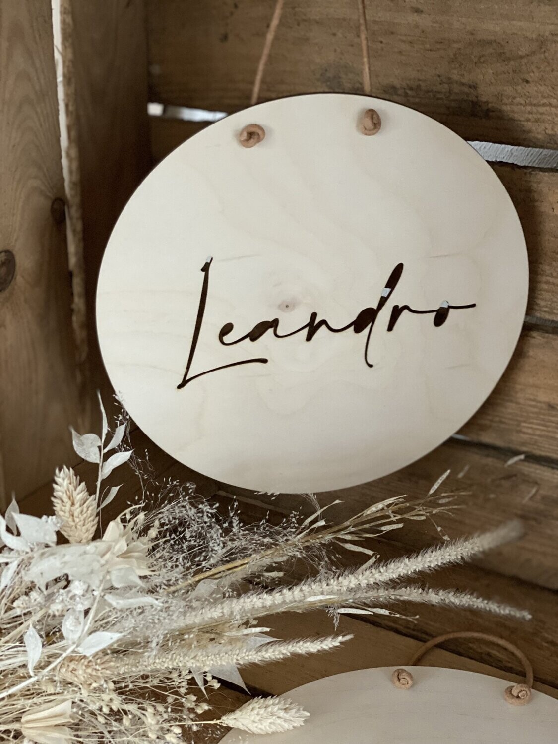 Personalisiertes Holzschild