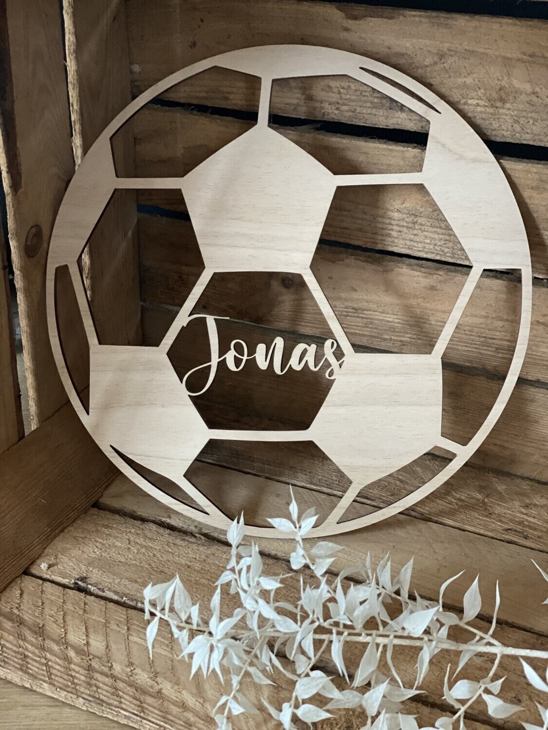 Wandbild - personalisierter Fussball