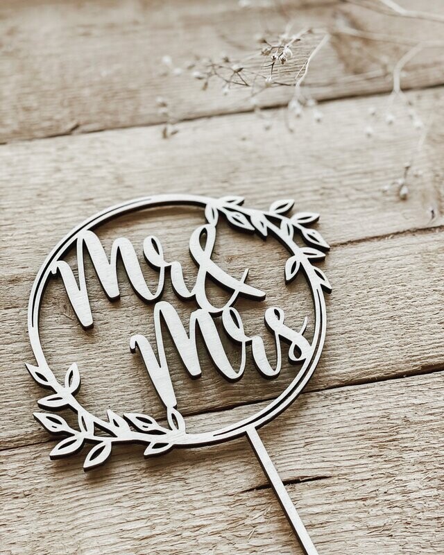 Caketopper Ranke - Mr & Mrs