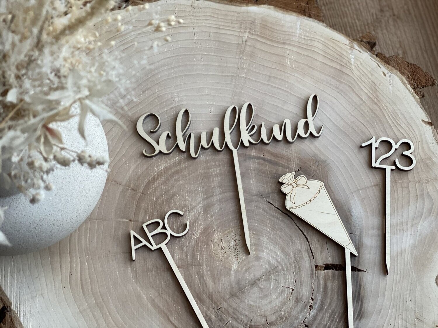 Caketopper-Set - Schulkind