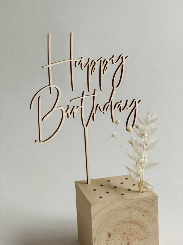 Caketopper - Happy Birthday