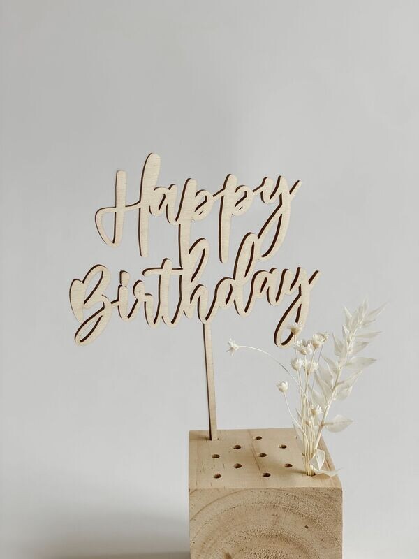 Caketopper - Happy Birthday