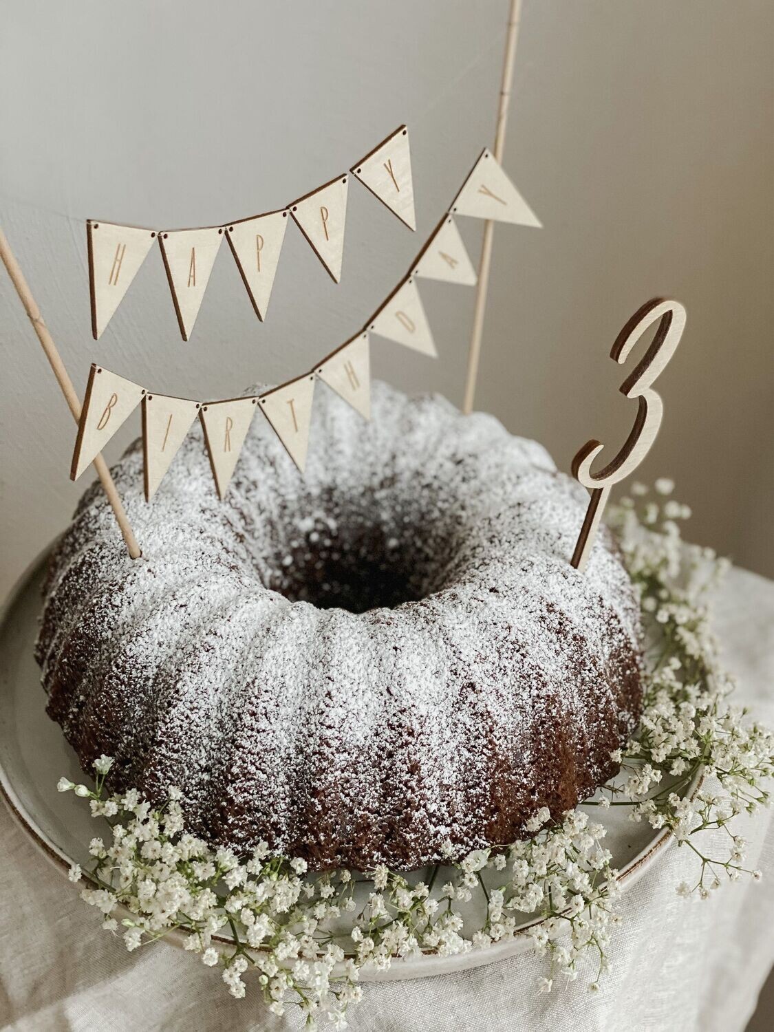 Caketopper - Mini-Wimpel