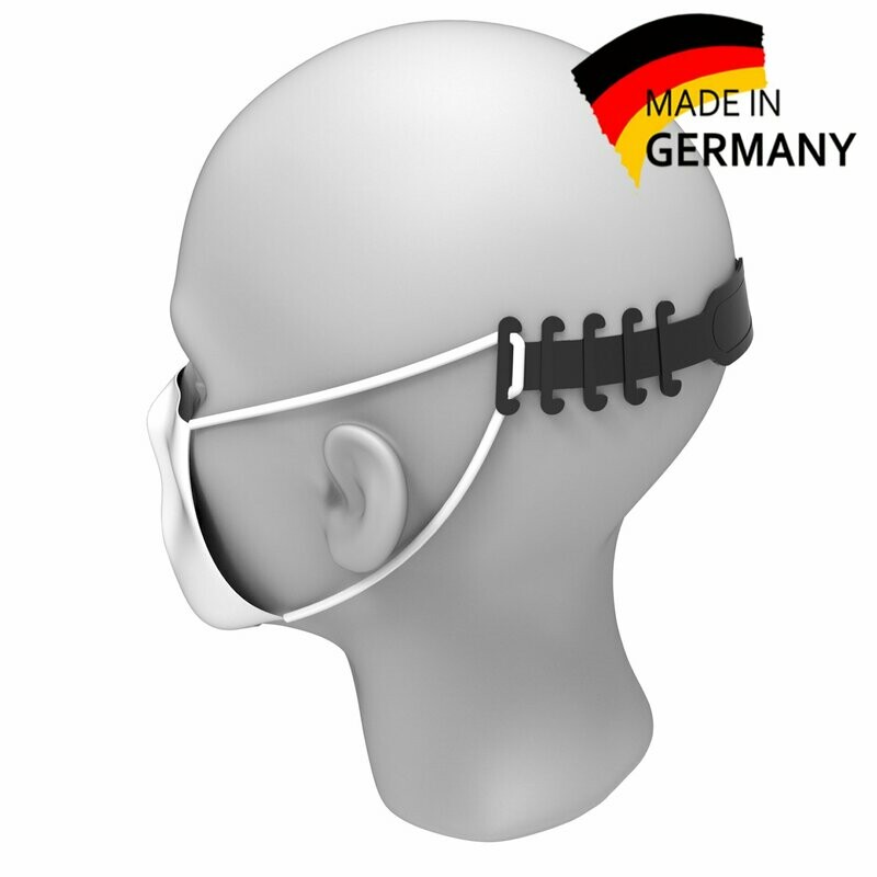 1 Stück KOMFOHR Maskenhalter Farbe schwarz "Made in Germany" - ab Lager