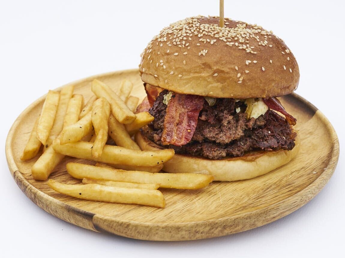 Blue Cheese and Bacon Burger