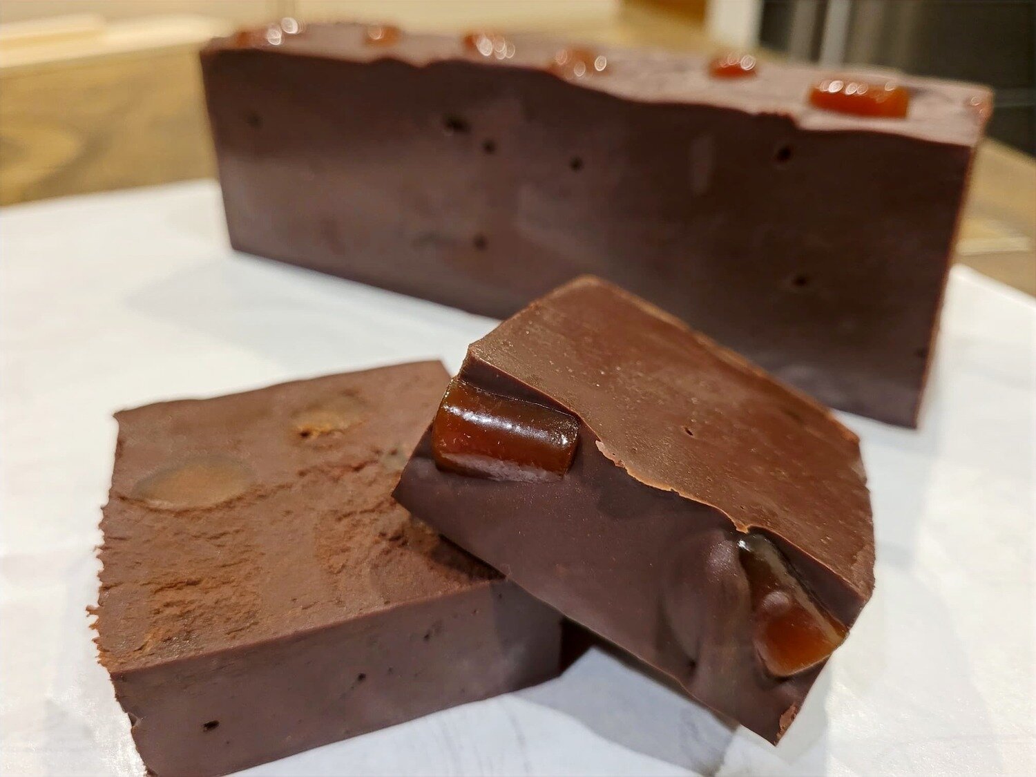 Dark Chocolate Raspberry slice
