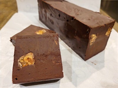 Dark Chocolate Snickers slice