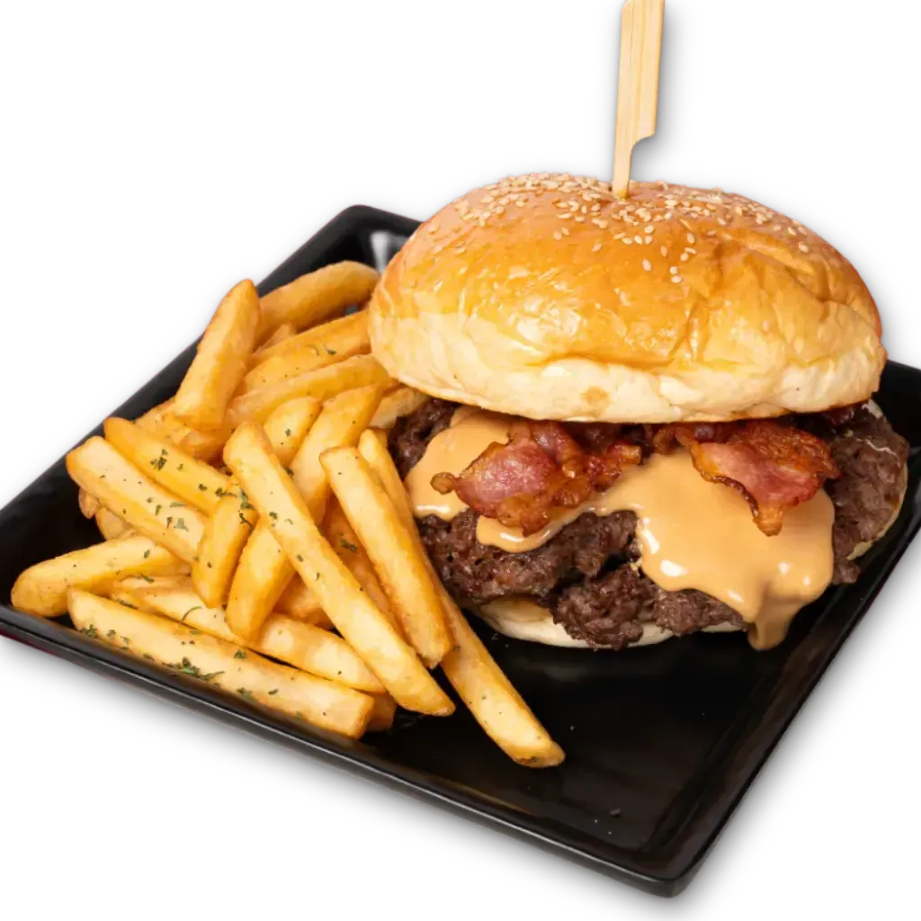 Peanut Butter and Bacon Burger