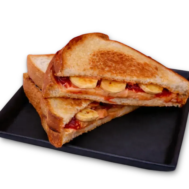 PB Jam and Banana Sandwich