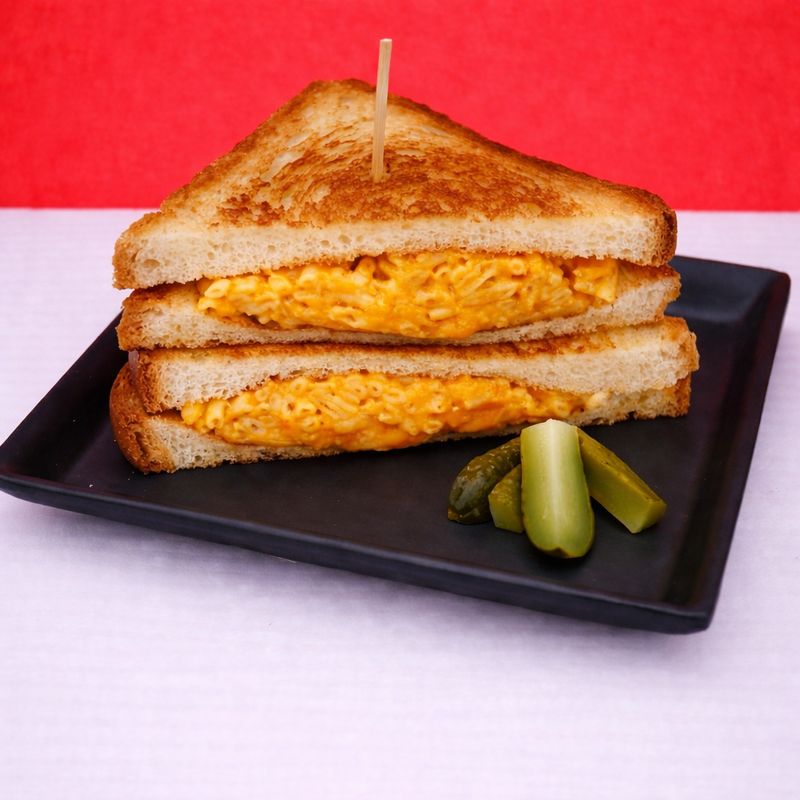 Grilled Mac n Cheese Sandwich
