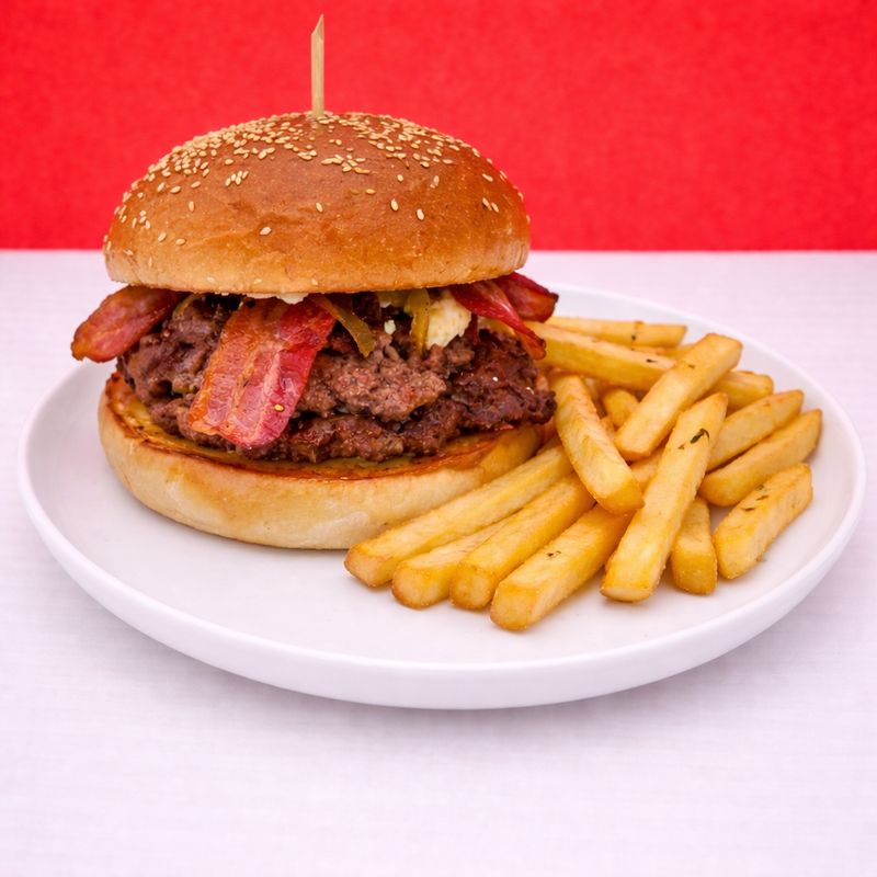 Blue Cheese and Bacon Burger