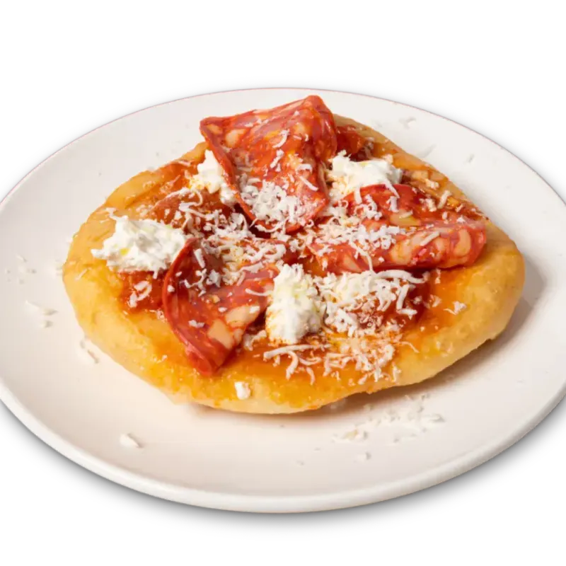 Chorizo Fritta Fried Pizza