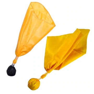 Long Toss Gold Flag Available with Black Ball, or Solid Pink