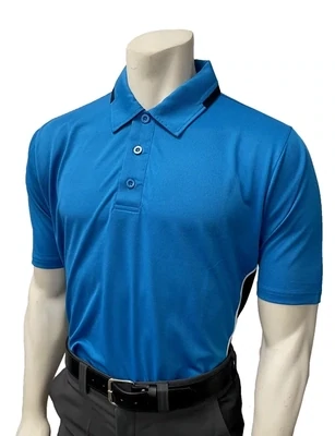 BODY FLEX" Smitty "NCAA SOFTBALL" Style Short Sleeve Umpire Shirts - Available in Midnight Navy/Bright Blue or Bright Blue/Midnight Navy