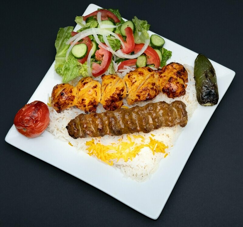 Boneless Chicken & Ground Beef Combo Platter