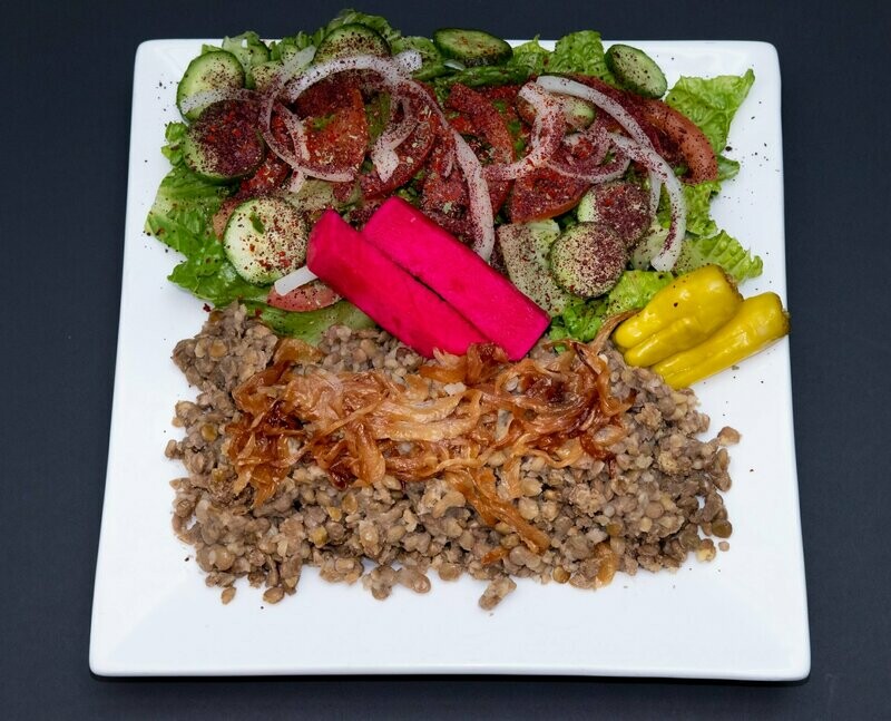 Mujadara Platter