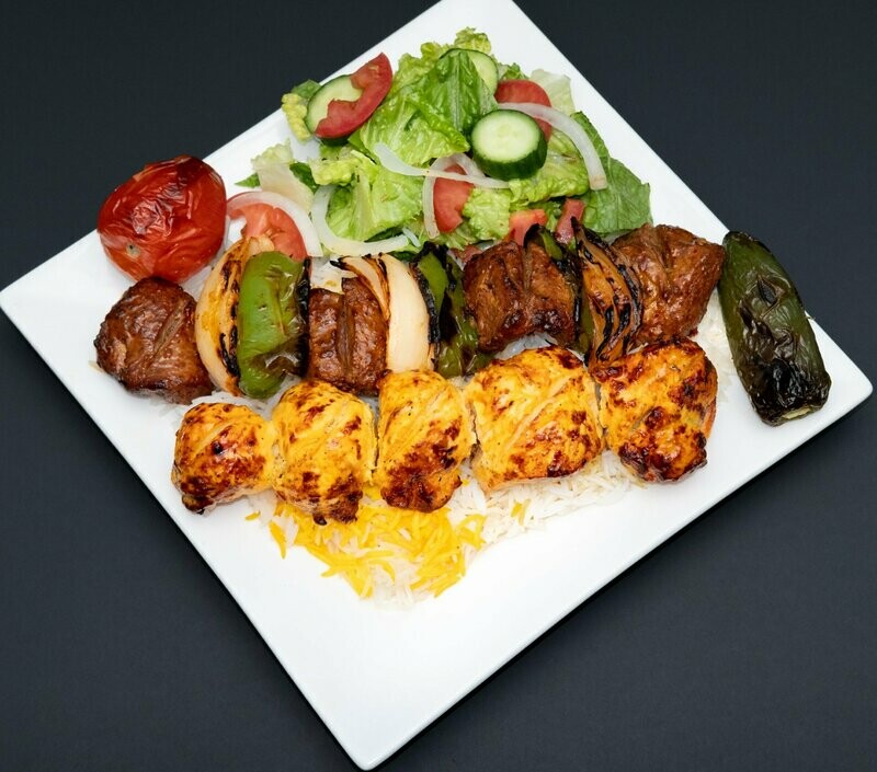 Shish Kabob & Chicken Combo Platter