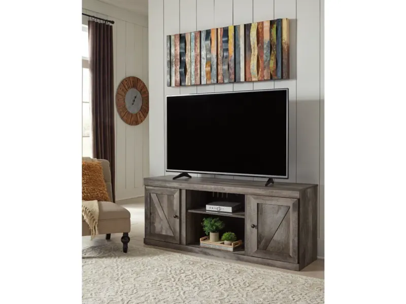 Wynnlow 2 Door 60 Wynnlow 2 Door 60" TV Stand with Open Center Shelving
