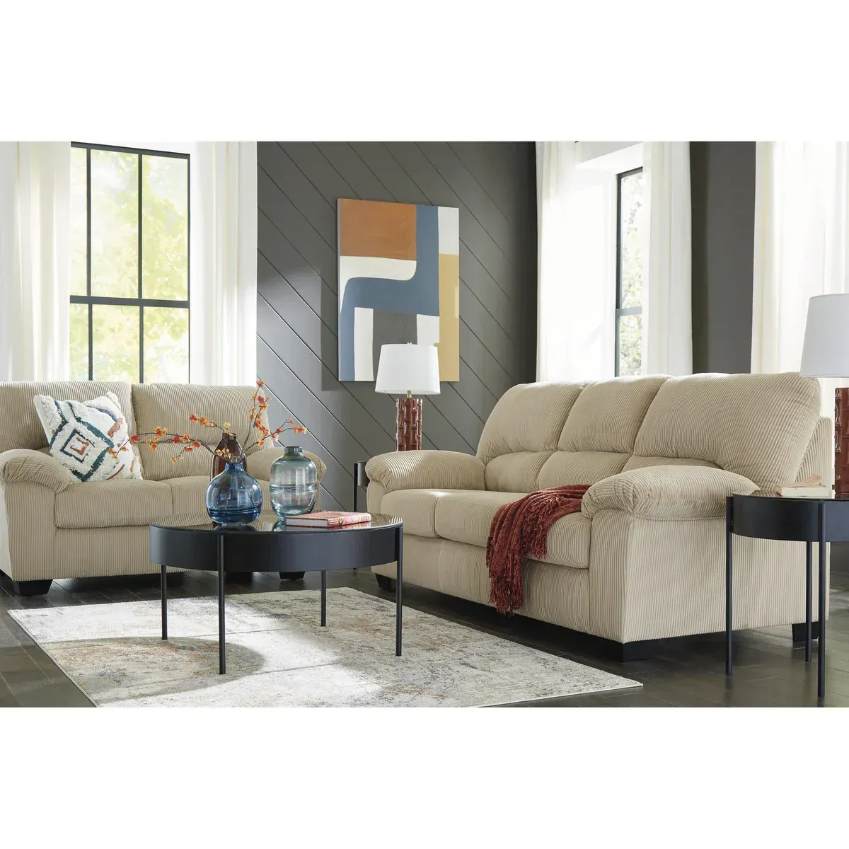 Ashley Simply Joy Sofa Love Set