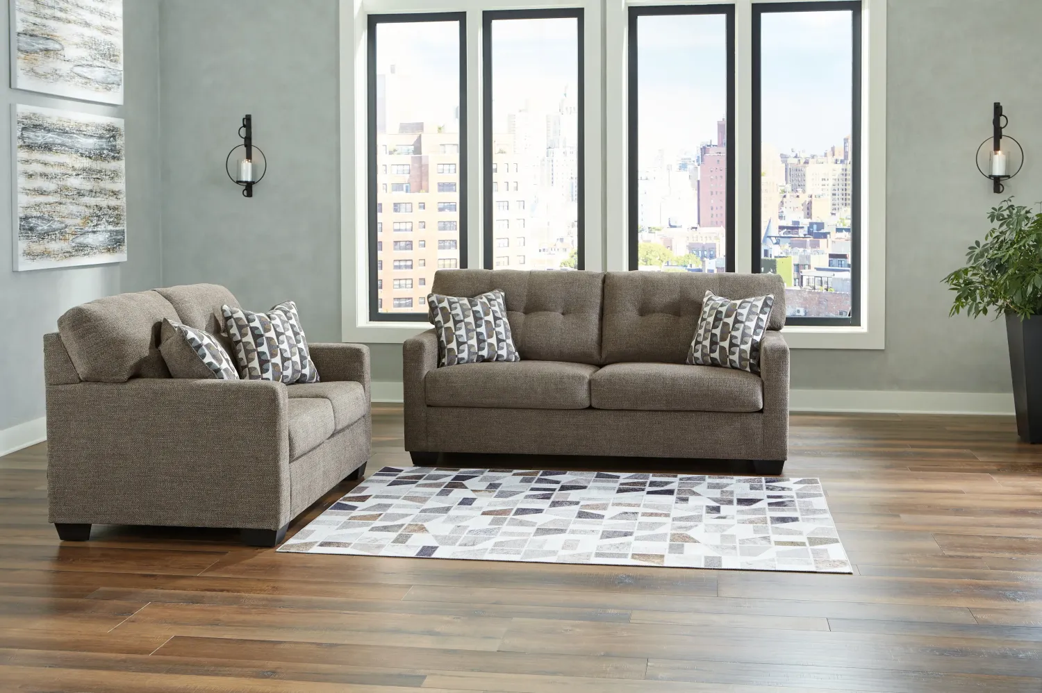Ashley Mohoney Sofa Love Set