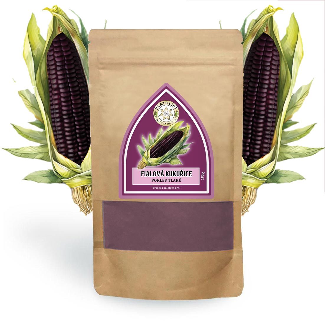 Purple corn supports normal heart function. Not suitable for people with low pressure!