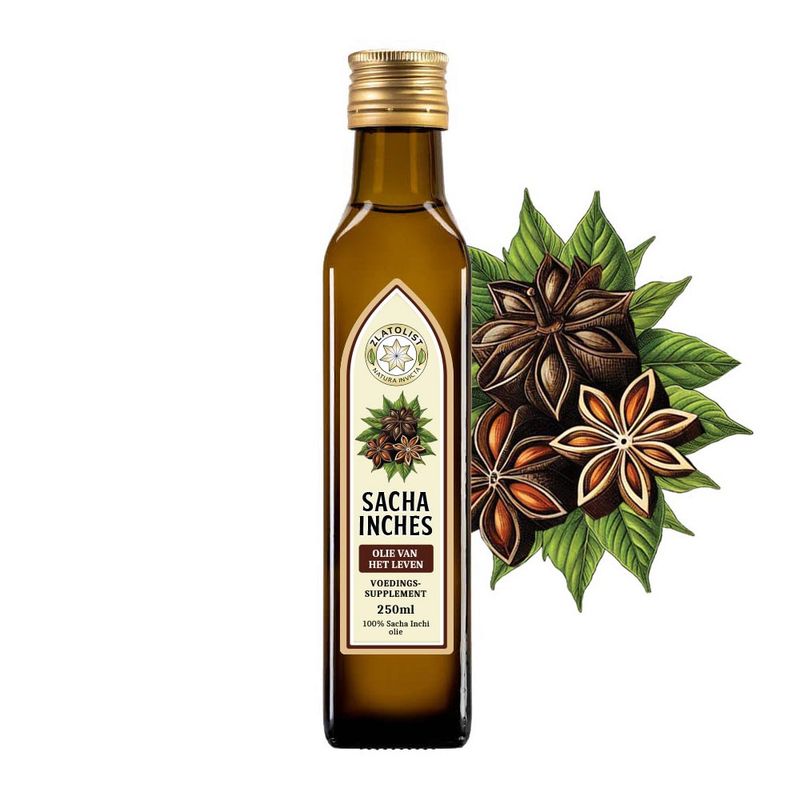 SACHA INCHI Oil pressed from fruits - nuts - a rich source of unsaturated fatty acids essential for a healthy human life.