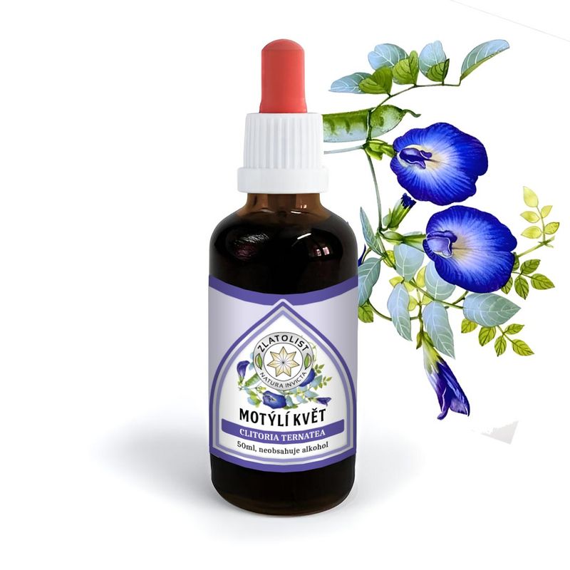 BUTTERFLY FLOWER extract Vlinderbloem extract, Blauw helder dromen in elke vlinderbloem