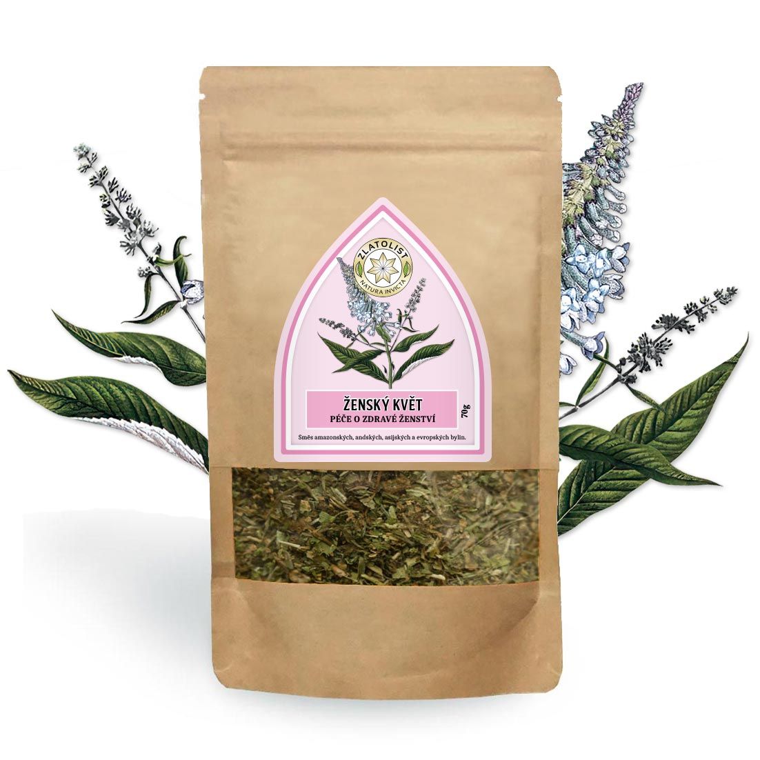 WOMAN'S FLOWER, Support and refresh the female body.