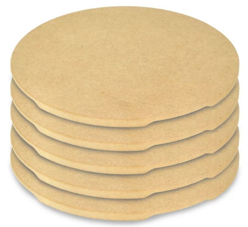 5x Wechselscheibe Ø300mm aus Premium-MDF (2-Loch 254mm / 10 Zoll)