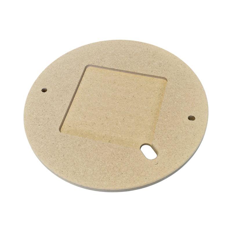 Basisscheibe Bat-System für Einsätze aus Premium-MDF und Kunststoff 150mm (2-Loch 254mm / 10 Zoll)