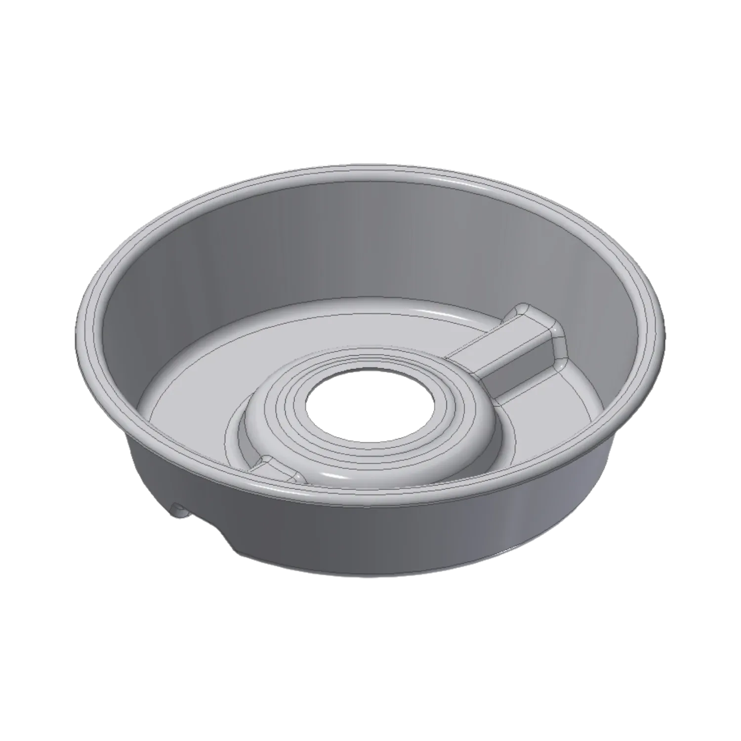 Spritzwanne Ø500x120