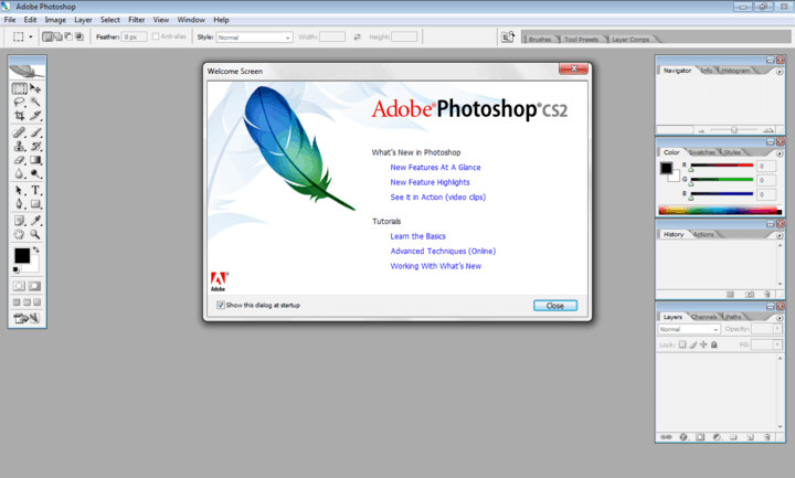 ADOBE PHOTOSHOP CS2 - WINDOWS 10 and below - ELECTRONIC DOWNLOAD, with Serial Number