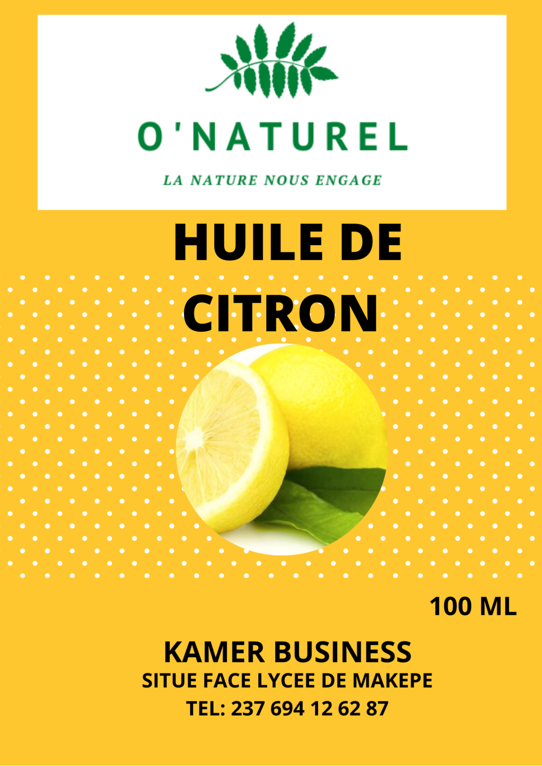 HUILE ESSENTIELLE DE CITRON HUILE ESSENTIELLE DE CITRON