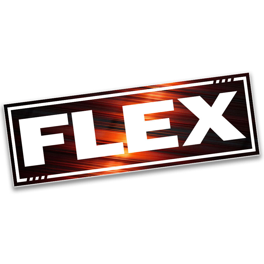 OFFICIAL TOUGE NATION "FLEX" SLAP STICKER