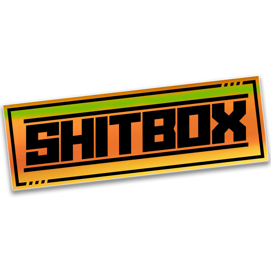 "SHITBOX" HOLOGRAPHIC SLAP
