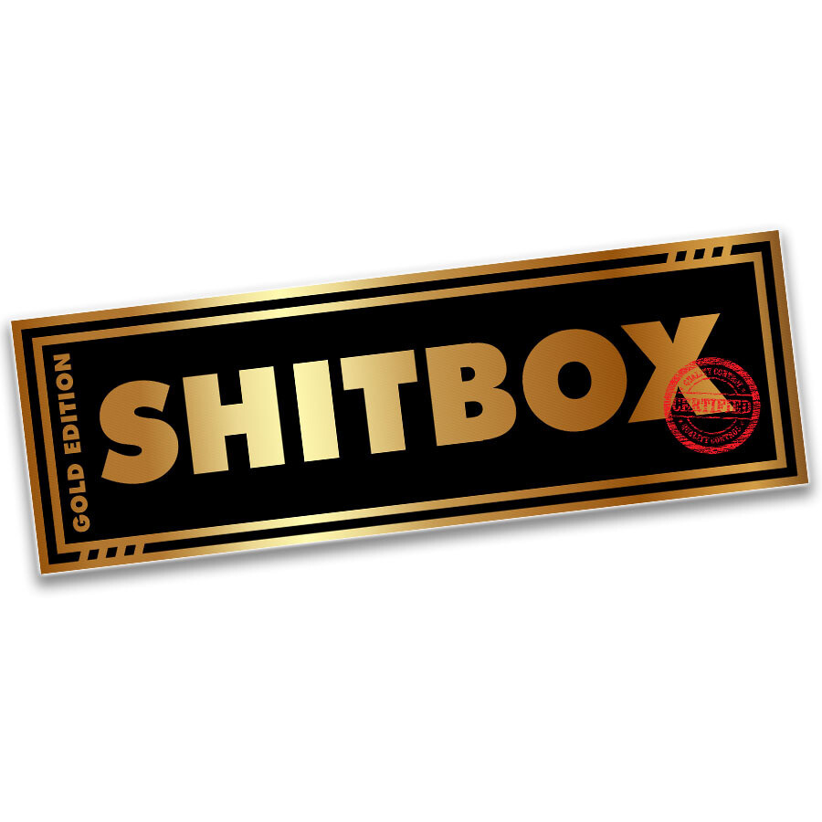 "SHITBOX" GOLD SLAP