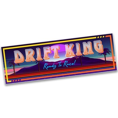 &quot;DRIFT KING&quot; RETRO SLAP