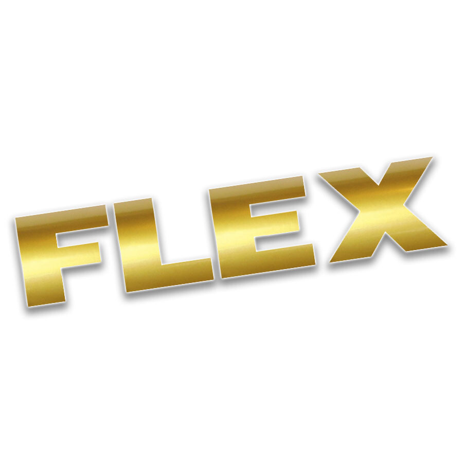 OFFICIAL TOUGE NATION "FLEX" GOLD DIE-CUT