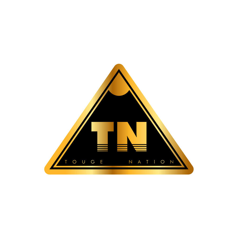OFFICIAL TOUGE NATION MOUNTAIN LOGO SLAP STICKER (LIMITED GOLD EDITION)