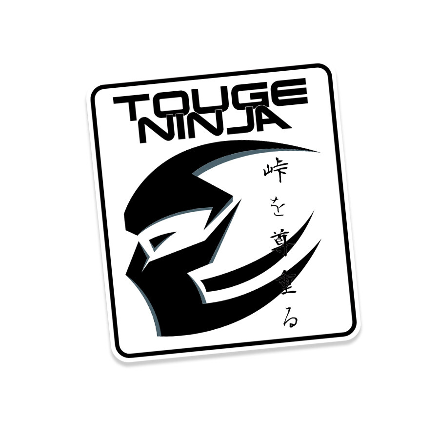 OFFICIAL TOUGE NATION "TOUGE NINJA" RESPECT THE MOUNTAIN PASS JDM STICKER