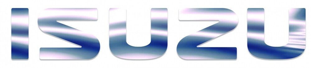 ISUZU LOGO TAILGATE DECAL (CHROME)