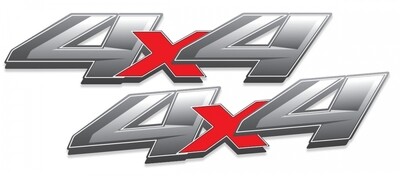 FORD RANGER 4x4 QTR-PANEL DECAL SET : PK WILDTRAK / XLT (2006-2010)