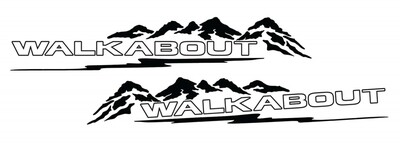 WALKABOUT DOOR DECAL SET : NISSAN PATROL (GU)